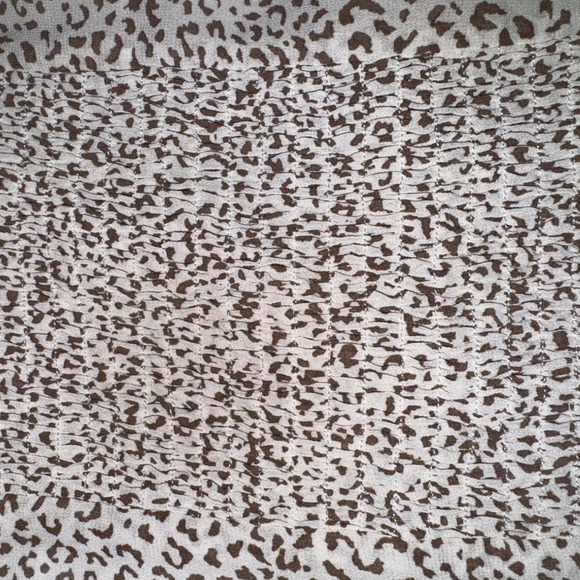 Altar'd‎ State Women's Leopard Print Long Sleeve Crop Top Square Neck S - Picture 7 of 9